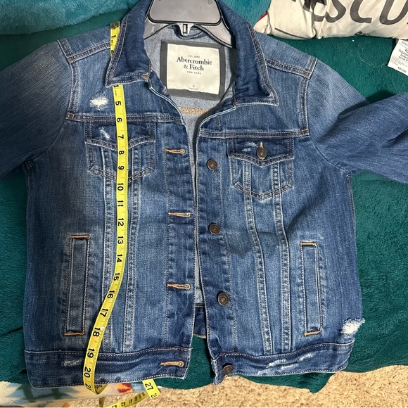 Abercrombie & fitch distressed jean jacket - Picture 6 of 10